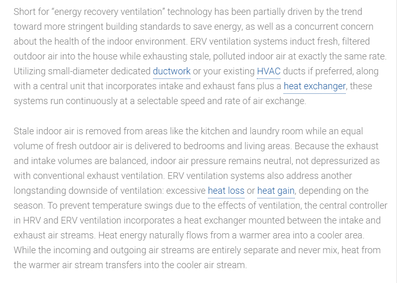 Ventilation ERV Services & Energy Recovery Ventilation Service In Yuma, Fortuna Foothills, Winterhaven, Somerton, San Luis, Wellton, Roll, and Tacna